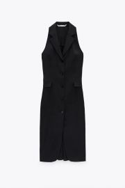 TAILORED LINEN DRESS at Zara